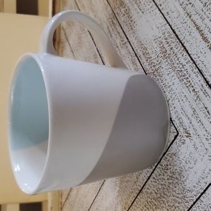 Starbucks 2005 metallic curve mug blue/silver